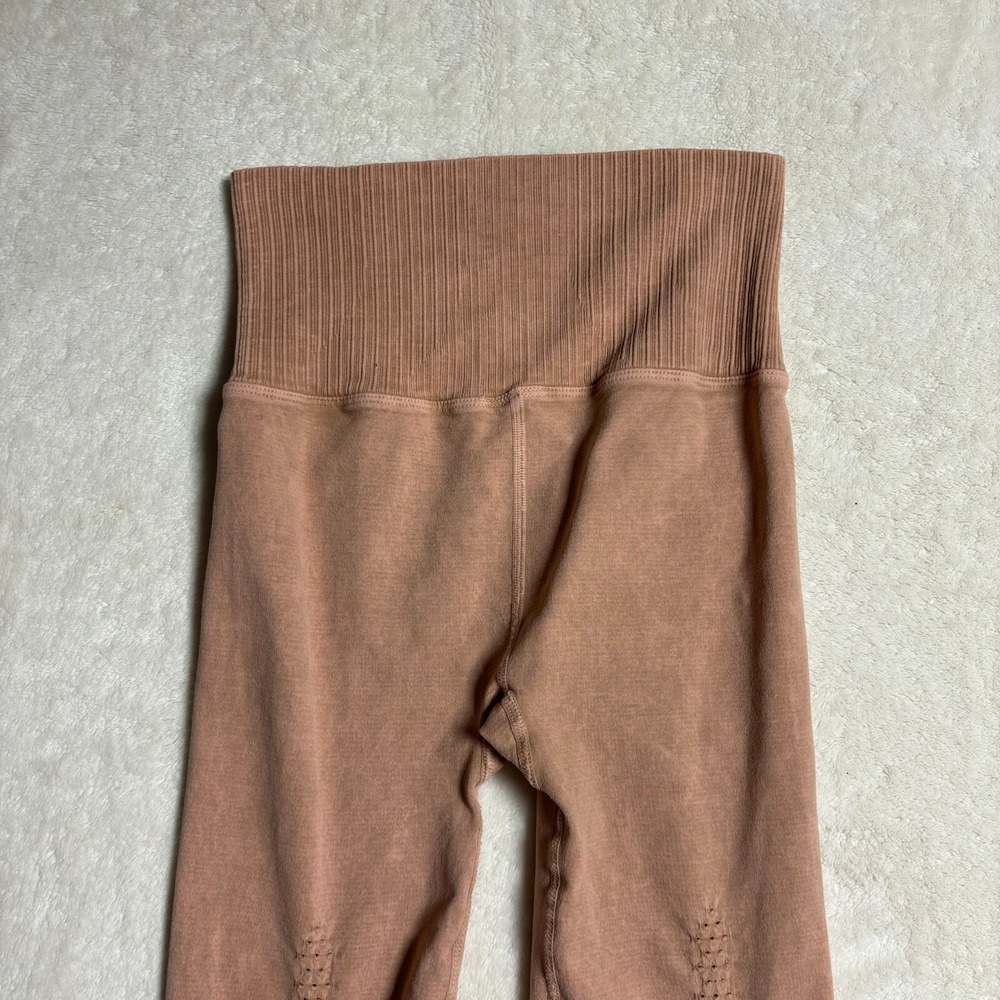 Free People FP‎ Movement Womens High Rise Good Karma Leggings XXS Dessert Dune - Picture 8 of 11